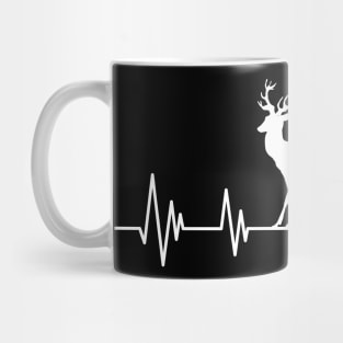 moose heartbeat lover,moose gift animal deer nature in alaska elk Mug